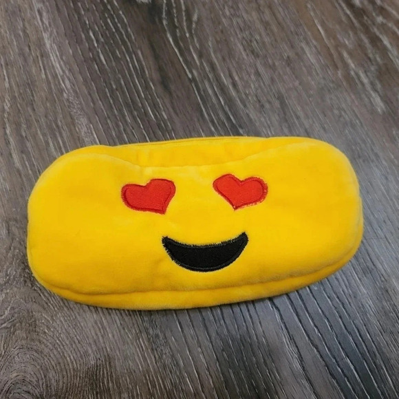 LOL Emoji Pencil Bag Fuzzy Soft Storage Back to Sc - Picture 1 of 8
